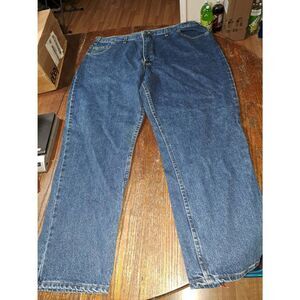 44x30 Backroad Blues Cotton Denim Blue Jeans with Pockets and Belt Loops